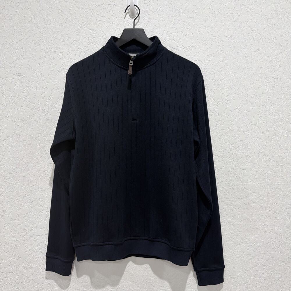 Footjoy Golf Quarter Zip Sweater Navy Blue Men’s Size Medium